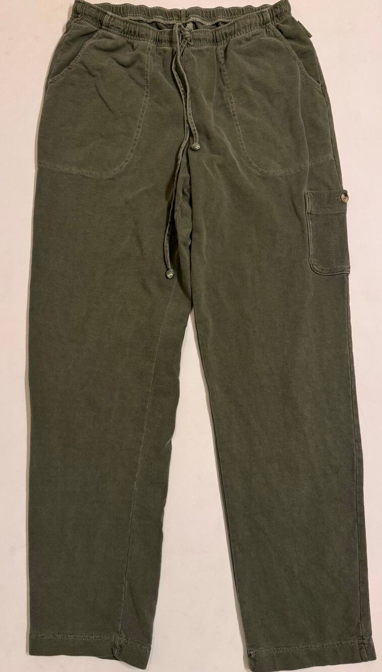Y2K Columbia Women's Green Straight Leg Sweatpants Size L